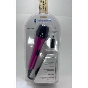 Singing Machine SMM205P Uni-Directional Dynamic Microphone with 10-Foot Cord NEW